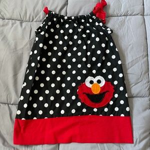 Elmo 3T pillowcase dress Sesame Street * LIKE NEW!